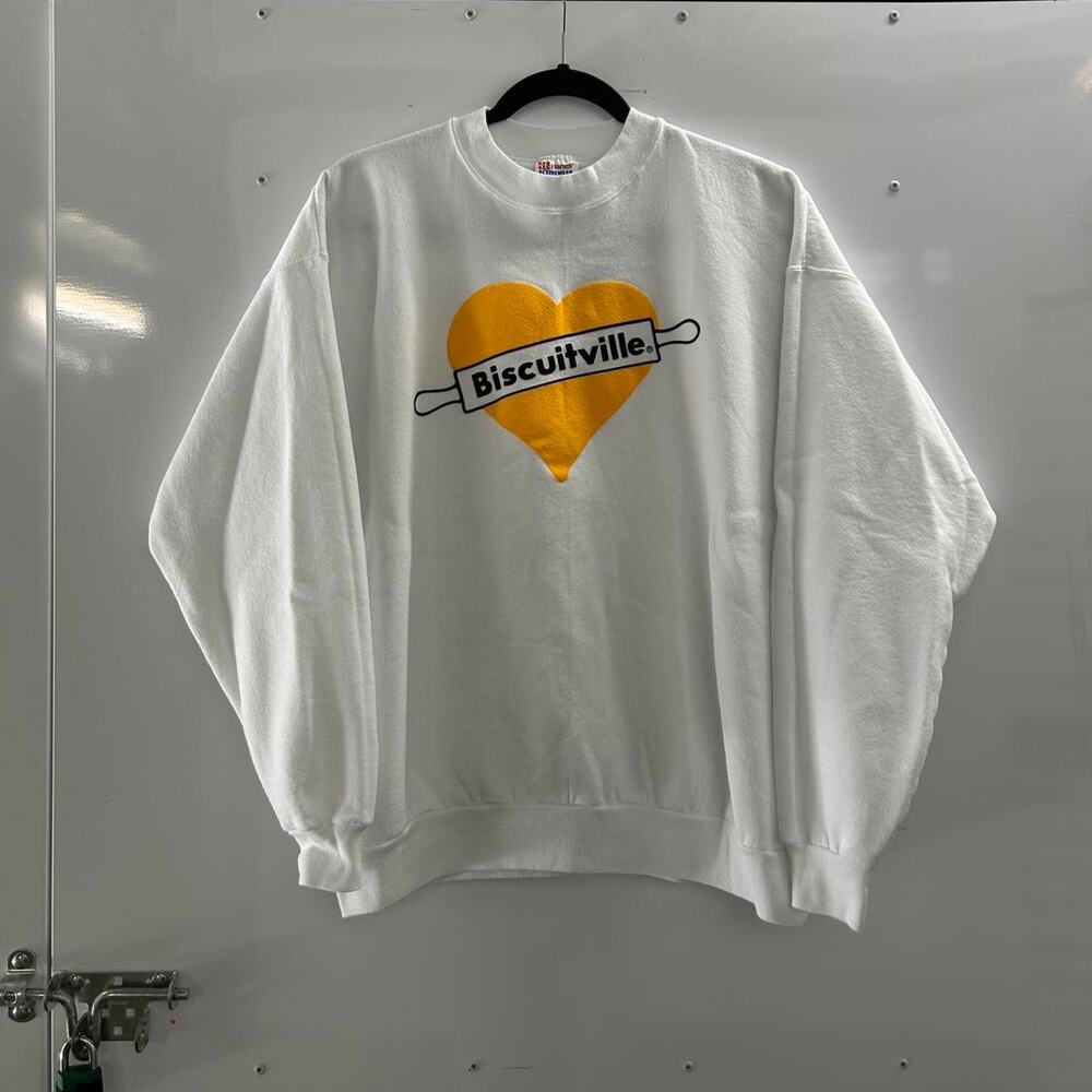 VTG 90s Biscuitville crewneck sweatshirt